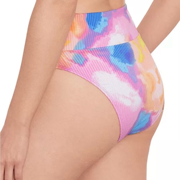- NWT Salt + Cove Juniors' Tie-Dyed Bikini Bottoms XS - Picture 3 of 5